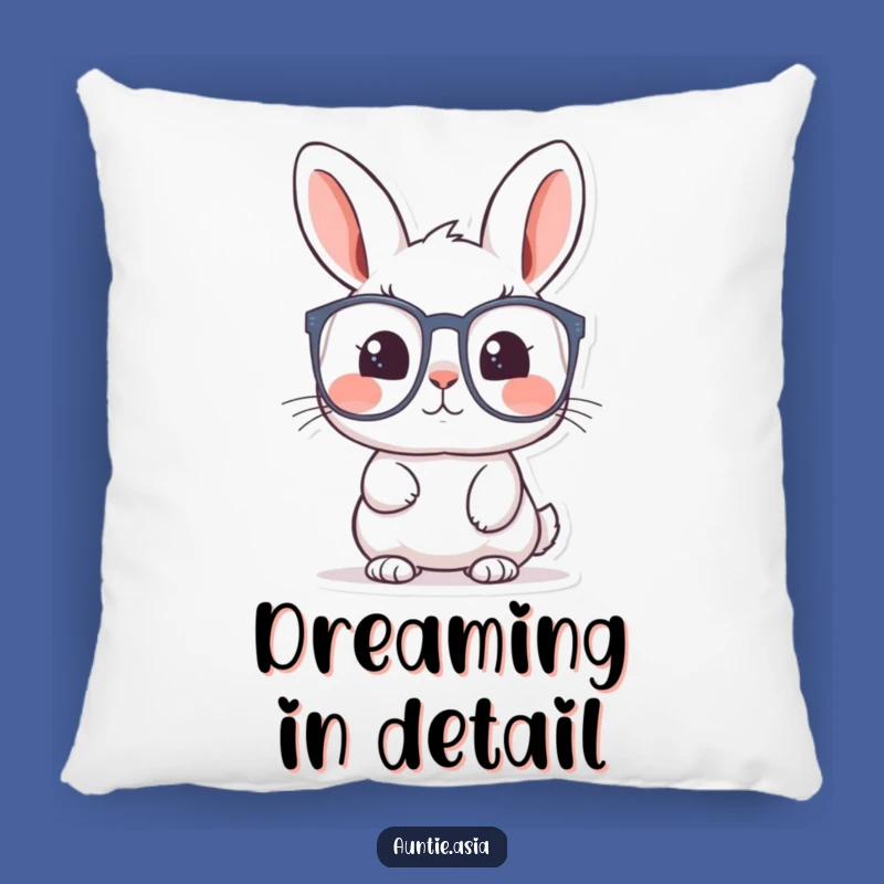 Curious Rabbit's Cozy Cushion: Support Your Wondering Mind
