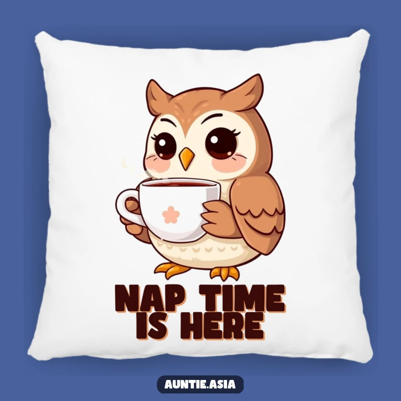 Funny Owl's Cozy Comfort Pillow: Add a Touch of Whimsy
